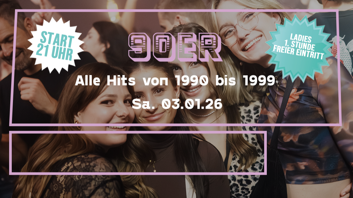 90er Party | Alle Hits von 1990 bis 1999 - Ladies erste Stunde FREE