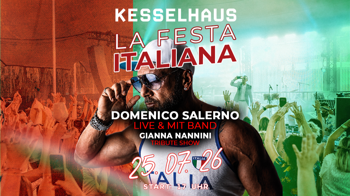 LA FIESTA ITALIANA - DOMENICO SALERNO LIVE & MIT BAND - GIANNA NANNINI