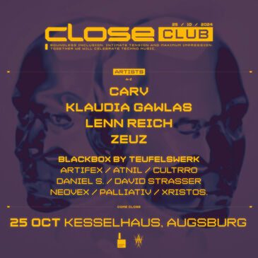 Close CLUB - KESSELHAUS AUGSBURG - ALL AREAS