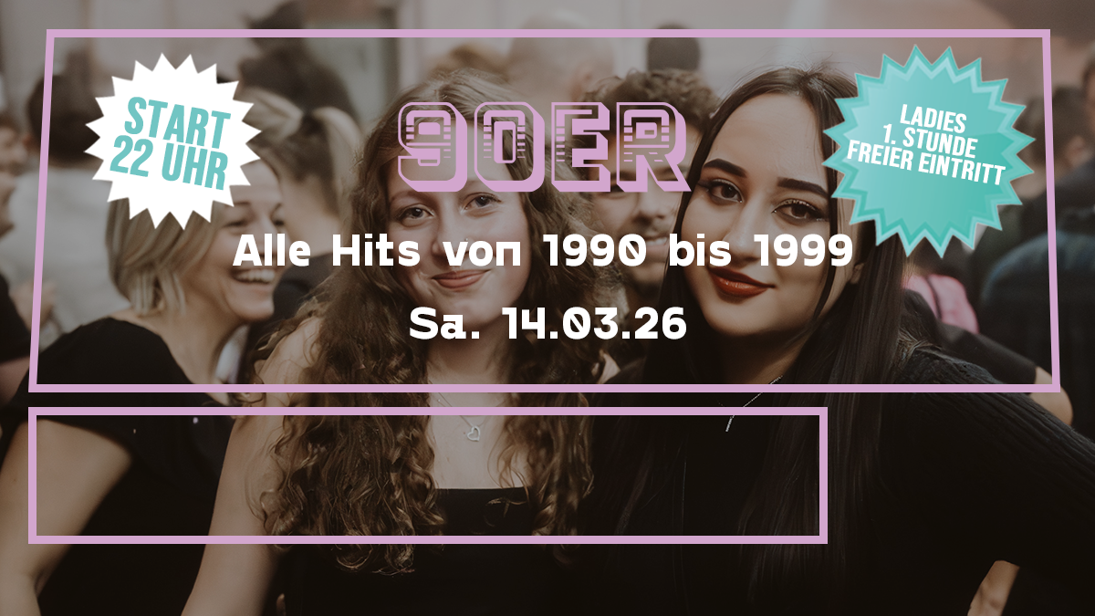 90er Party | Alle Hits von 1990 bis 1999 - Ladies erste Stunde FREE