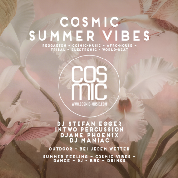 COSMIC SUMMER VIBES - DJ STEFAN EGGER InTwo Percussion Djane PHOENIX DJ MANIAC